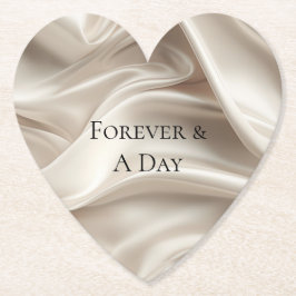 Hübsch Champagne Gold Romantische Imitat Satin Untersetzer