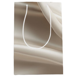 Hübsch Champagne Gold Romantische Imitats Satin We Mittlere Geschenktüte