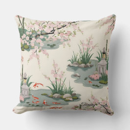 Hübsch Cherry Blossom Blumenarm Kissen