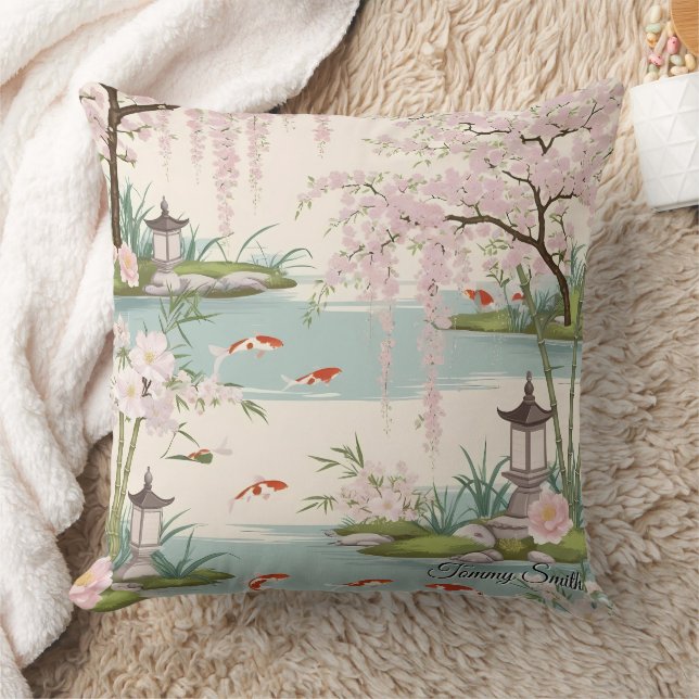 Hübsch Cherry Blossom Blumenarm Kissen (Decke)