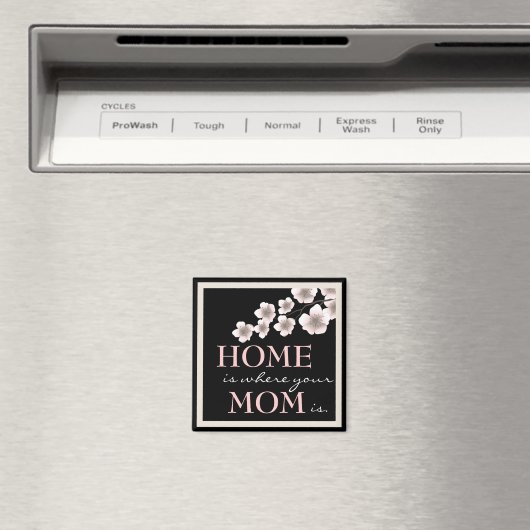 Hübsch Cherry Blossom Mama & Zuhause Magnet (In Situ (Geschirrspüler))