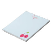 Hübsch Cherry Blue Notizblock (Rotiert)