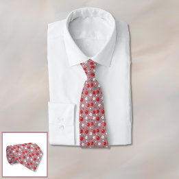 Hübsch Cherry Pattern Neck Tie Krawatte