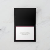 Hübsch Chic Bouquet Orchid Crown Blume Vielen Dank Karte (Innenseite)