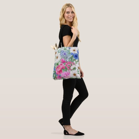 Hübsch Chic Stilvolle Blume Muttertag Tasche (Am Model)