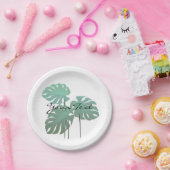 Hübsch Chic Tropical Leaf Garden Party Teller (Party)