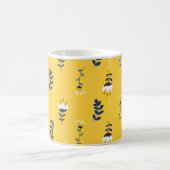 Hübsch Chic Yellow Floral Pattern Kaffeetasse (Mittel)
