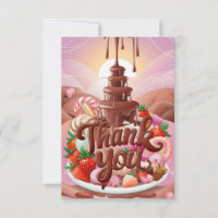 Hübsch Chocolate Dankeschön-Karte