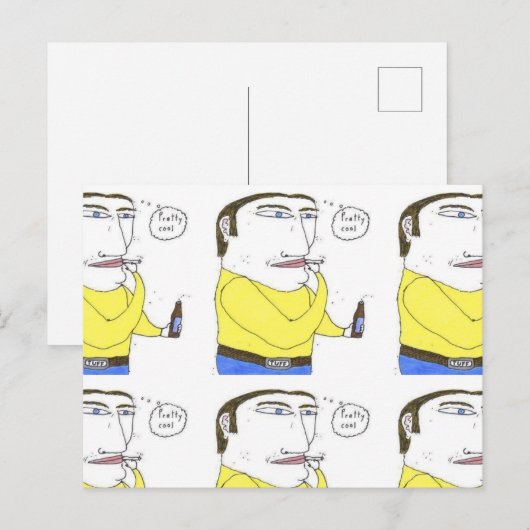 Hübsch cool postkarte (Vorne/Hinten)