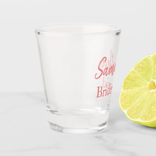 Hübsch Coral Bridesmaid Schnapsglas (Links)