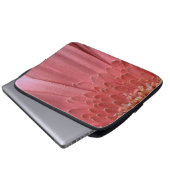 Hübsch Coral Pink Gerbera Daisy Laptopschutzhülle (Vorne Knopf)