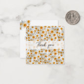 Hübsch Daffodil Vielen Dank Mitteilungskarte (Vorderseite/Rückseite Beispiel)