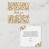 Hübsch Daffodil Vielen Dank Mitteilungskarte (Vorne/Hinten)