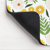 Hübsch Daisy Pattern Mousepad (Ecke)