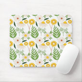 Hübsch Daisy Pattern Mousepad (Mit Mouse)