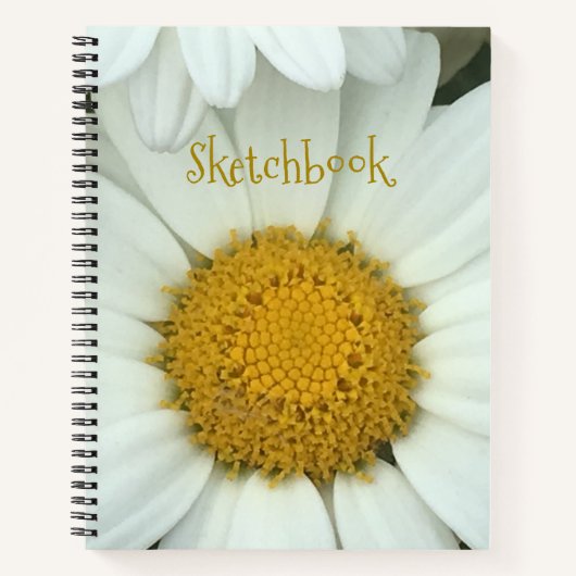 Hübsch Daisy Sketch Notizblock (Vorderseite)