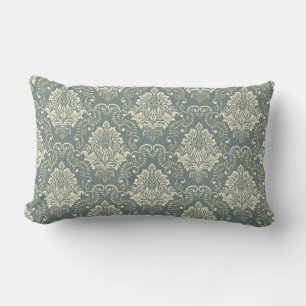 Hübsch Damask Muster Lumbar Kissen