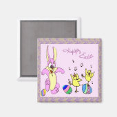 Hübsch Dancer Ostermagnet Magnet (Vorderseite/Rückseite)