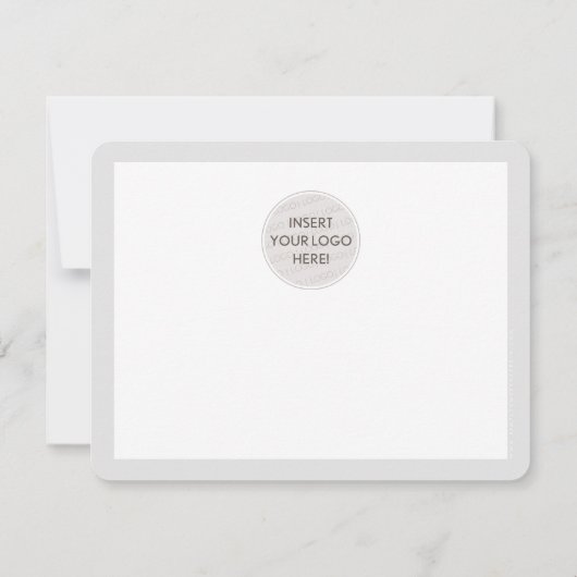 HÜBSCH DANK IHNEN Schwarz-weißes Business Dankeskarte (Rückseite)