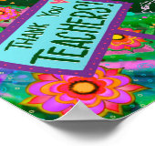 Hübsch Dankeschön LehrerInspirivity Poster (Ecke)