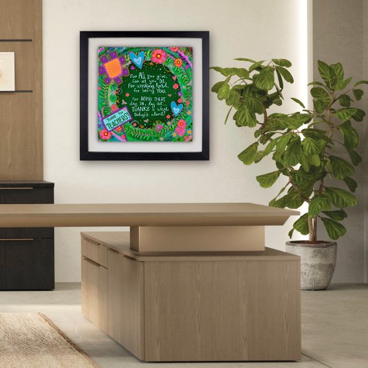 Hübsch Dankeschön LehrerInspirivity Poster