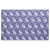 Hübsch Dark Blue & White Rabbit Bird Dedham Delft Stoff (Fat Quarter (45,7 x 55,9 cm))