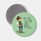 Hübsch Daughters Magnet (Vorderseite/Rückseite)