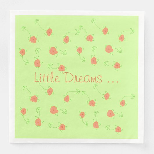 Hübsch Delikatessen, Künstlerisch Serviette (Vorderseite)