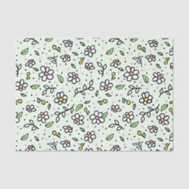 Hübsch Doodle Daisy Blume Niedlich Girly Pattern Seidenpapier