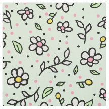Hübsch Doodle Daisy Blume Niedlich Girly Pattern