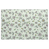 Hübsch Doodle Daisy Blume Niedlich Girly Pattern Stoff (Fat Quarter (45,7 x 55,9 cm))