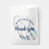 Hübsch Dreamcatcher Boho Babydusche Vielen Dank Geschenktütchen (Vorderseite)
