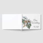 Hübsch Earth Tone Boho Bouquet Wedding Guestbook Gästebuch (Voll)