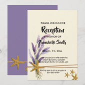 hübsch Einfache Empfang Einladung (Vorne/Hinten)