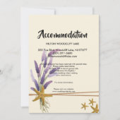 hübsch Einfache Seesterne Unterkunft Einladung (Vorderseite)