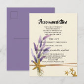 hübsch Einfache Seesterne Unterkunftskarte Ankündigungspostkarte (Vorne/Hinten)