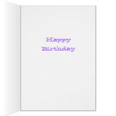 Hübsch Elec. Blue Butterfly Grußkarte (Innen (Rechts))