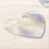 Hübsch Elegant Pearl Aqua Lila Rundgang Kunstgiess Untersetzer (angewinkelt)