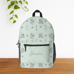 Hübsch Elegante Wasserfarben Bedruckter Rucksack