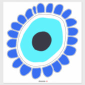 Hübsch Evil Eye Amulet Lucky Charm Aufkleber (Blatt)