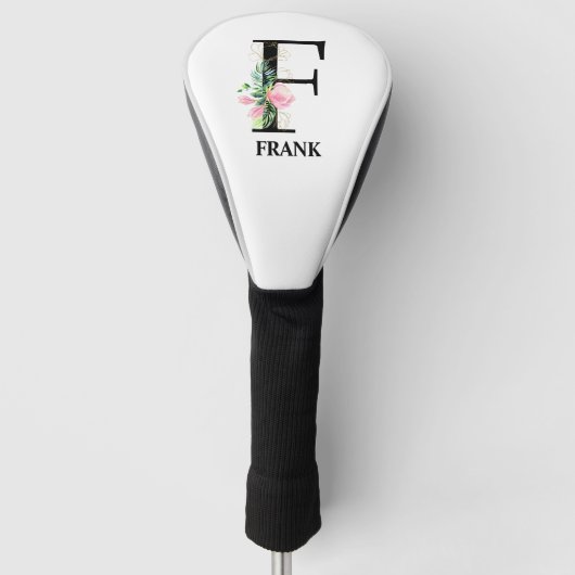 HÜBSCH F MIT MONOGRAMM GOLF HEADCOVER (Vorderseite)