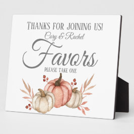 Hübsch Fall Pumpkin Bouquet Favoriten Plaque Fotoplatte