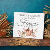 Hübsch Fall Pumpkin Bouquet Favoriten Plaque Fotoplatte (Seite)