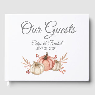 Hübsch Fall Pumpkin Bouquet Gästebuch