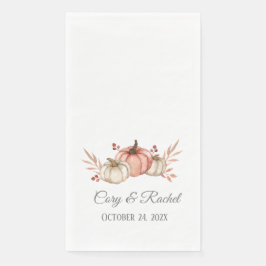 Hübsch Fall Pumpkin Bouquet Wedding Serviette
