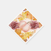 Hübsch Fall Pumpkin Serviette (Ecke)