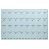Hübsch Fantasy Bluebird Yellow Accessor Scroll Sch Stoff (Fat Quarter (45,7 x 55,9 cm))