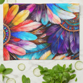 Hübsch Feathers Geschirrtuch (Gefaltet)