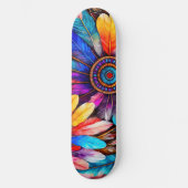 Hübsch Feathers Skateboard (Vorderseite)
