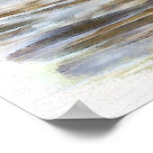 Hübsch Flamingo Fledgling Watercolor Poster (Ecke)